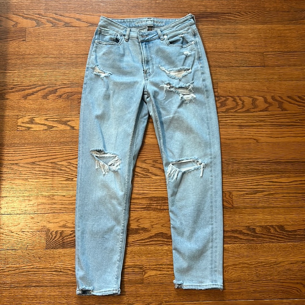 Highest rise mom jean